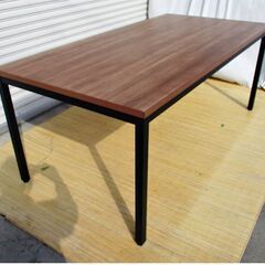 会議用テーブル 6人用　(180x90cm)ミーティングテーブル...
