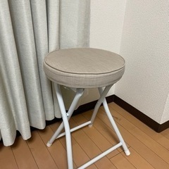 【ネット決済】折りたたみ椅子 コンパクト 丸椅子