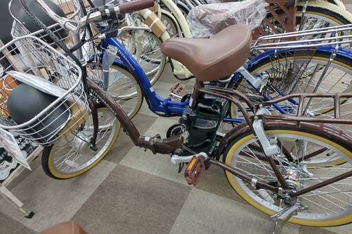 ☆新品未使用!!/24インチ/電動アシスト自転車/21テクノロジー/ブルー☆