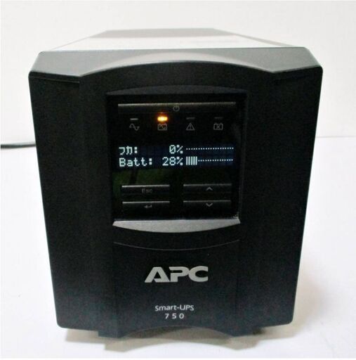 APC　無停電電源装置　UPS　SMART-UPS750　750VA/500W SMT750J ラインインタラクティブ給電 正弦波　シュナイダーエレクトリック