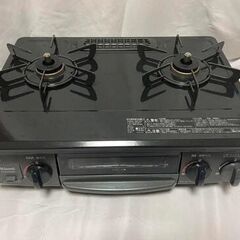 美品❗ホース付き❗リンナイ　都市ガス　RTE564BKL ガスコンロ