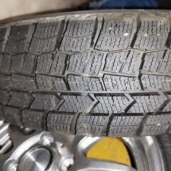 軽自動車にホイール付きスタッドレス