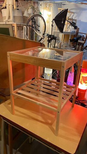 ✨持ち帰り限定ジモティー特別価格✨IKEA イケア サイドテーブル バンブー 定番 北欧