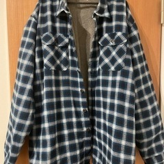 ① Wrangler ラングラーのボアジャケット　ネルシャツ