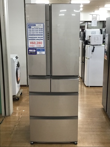 【トレファク神戸新長田 】MITSUBISHIの6ドア冷蔵庫2017年製です！!【取りに来れる方限定】