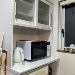 【美品】キッチンボード　食器棚　ニトリ