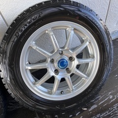 205/60R16 ダンロップ スタッドレス 114.3 アルミホイール ノア