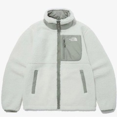 売り切り最終価格！1点限り！　韓国 ノースフェイス XL ナイロン ボア リバーシブル ジャケット 異素材