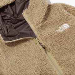 新品未使用　韓国限定　ノースフェイス　フリースジャケット　リバーシブル　フリースフーディー