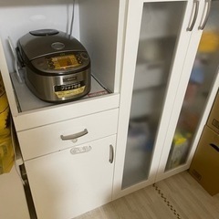 炊飯器収納棚＆食器棚