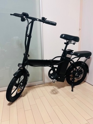 極美品　フル電動アシスト自転車　ひねちゃ　モペット　爆速　　ひねったら走る　アクセル　折りたたみ　自転車