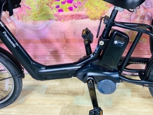 ❶5890子供乗せ電動アシスト自転車Panasonic20インチ良好バッテリー