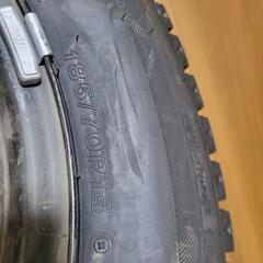 185/70R14 新品 ブリヂストンBLIZZAK(Bridgestone) スタッドレスタイヤ  VRX2 185/70R14 ホイール4本
