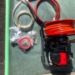 噴霧器　麻場　エンジン式ポンプティー