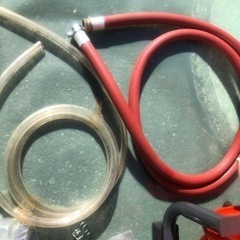 噴霧器　麻場　エンジン式ポンプティー