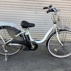 ヤマハ新機種電動アシスト自転車pasnatura26インチシルバーアルミボディー