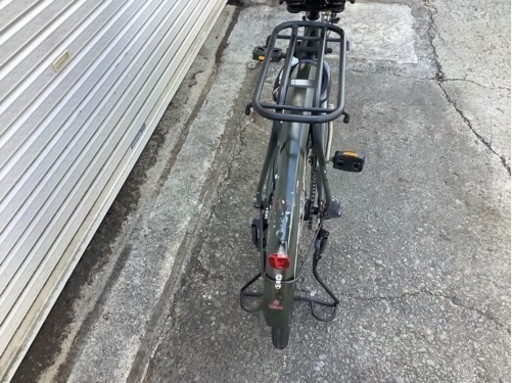 251 ヤマハ新機種電動アシスト自転車pasAmi26インチ カーキアルミ