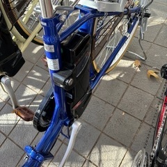 ?未使用?21テクノロジー 24インチ電動アシスト付き自転車 青 8.7Ah 765