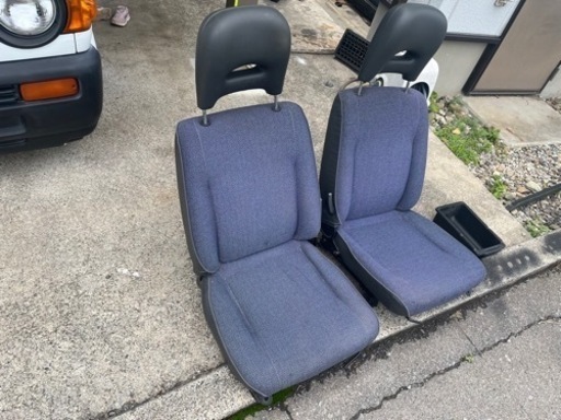 スズキ DE51V/エブリィ 純正 運転席、助手席シート セット (タケトモ  