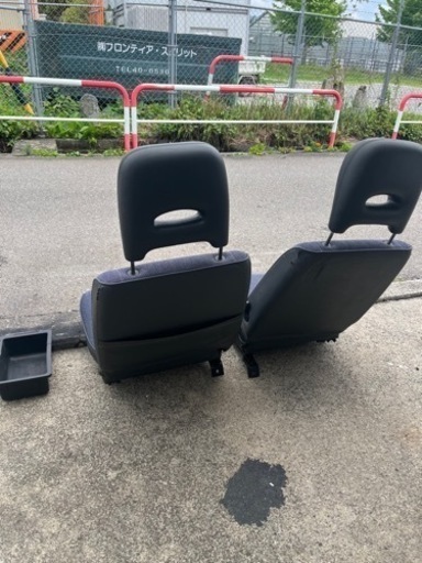 スズキ DE51V/エブリィ 純正 運転席、助手席シート セット (タケトモ  