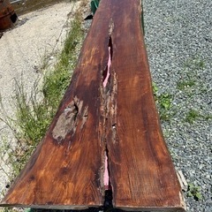 もともとカウンターに使ってた1枚木