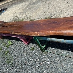 もともとカウンターに使ってた1枚木