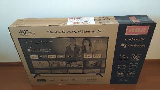 【若干値引可】チューナーレス　アンドロイドTV　新品40型