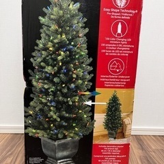 コストコ人気商品】LEDクリスマスツリー 130cm オーナメントフルセット