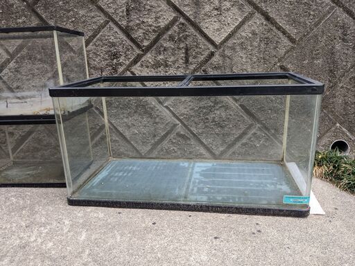 取引中【セット】90cm水槽×3 60cm水槽×1 おまけ（45cm水槽×1（底面  