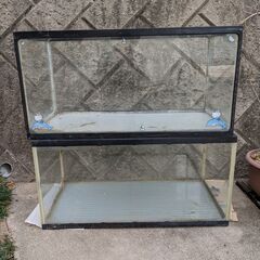 取引中【セット】90cm水槽×３　60cm水槽×１　おまけ（45cm水槽×１（底面割れあり））
