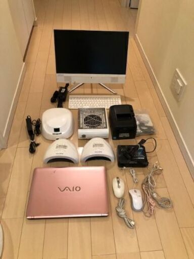 パソコン、マキタ充電器、電源タップなど32品ジャンク各部品取り・金銀銅部品取り（デスク・ノートパソコン、レシートプリンタ他）