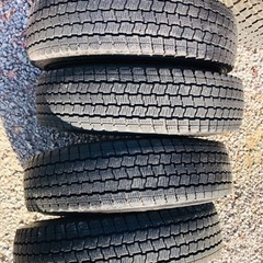 冬タイヤ 145R12 LT 軽トラ軽バン用タイヤ アルミ付き4本組