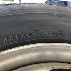 【中古・倉庫保管品】ホイール付6本セット  トーヨー DELVEX M134 205/80R17.5 120/118L LT6