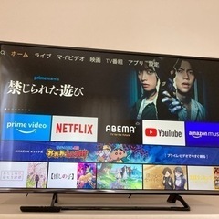 購入者決まりました⭐︎49v型TV &プロジェクター＆amazo...