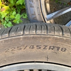 225/45r18 タイヤホイールセット