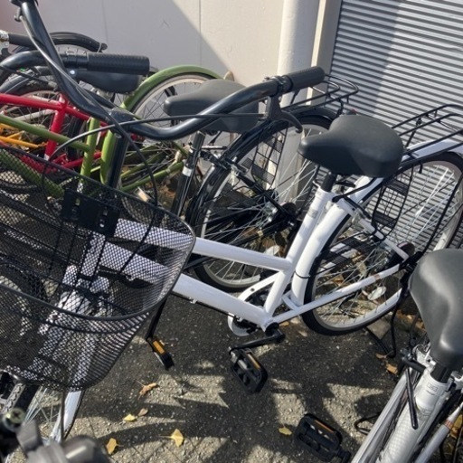 新品 未使用 26インチ自転車 21テクノロジー 1年保証✨ カラーホワイト白 No.1230● ※現金、クレジット、スマホ決済対応※