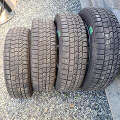 ホイール付き14インチスタッドレス　2021年式　n-box、タント、デイズルークス、ミライースなど