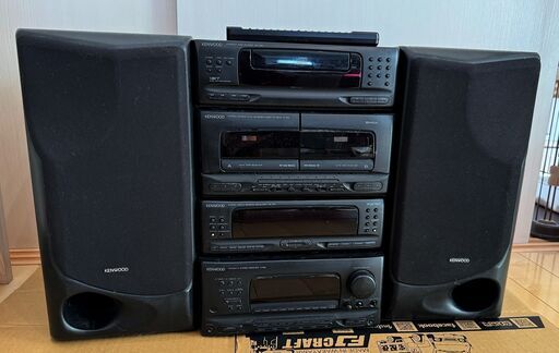 KENWOODケンウッドミニコンポ4点セット/取扱説明書付き - アンプ KENWOODケンウッドミニコンポ4点セット/取扱説明書付き - アンプ