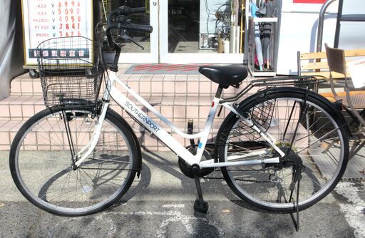 自転車 SOUTHERNPORT 26インチ 変速あり カギあり【ユーズドユーズ名古屋天白店】JO0091