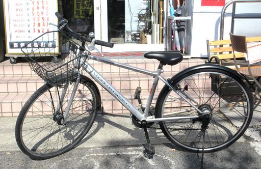 クロスバイク 自転車 COMFORT SPORTS 27インチ 変速あり カギあり【ユーズドユーズ名古屋天白店】JO0092