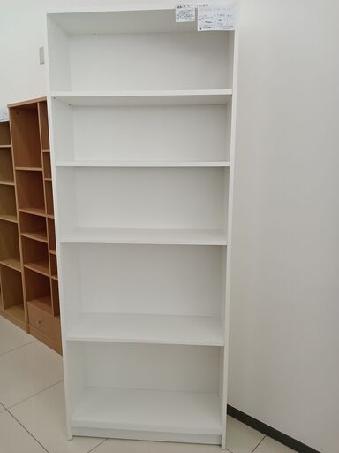 ☆ジモティ割あり☆ IKEA 飾り棚 ホワイト H202.5×D28×W80 