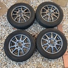 スタッドレス　ホイール付き　155/65R13