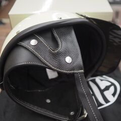 装飾・観賞用 BEETLE/ビートル SHORTY4 / アイボリー XLサイズ ハーフキャップヘルメット 外箱・タグ・保護袋 付き 