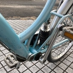 【26インチ自転車】内装3段変速付　センタースプリング仕様　前後タイヤ、前カゴ、サドル新品❗️若林自転車　浜大津店　SALE中❗️