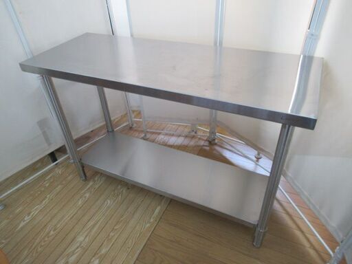作業台/調理台/ステンレス/業務用/80×120×45cｍ/キプロスター/KIPROSTAR/美品/良品/中古品/J6524/