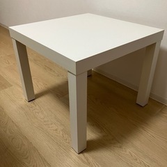 【受渡予定済】家具 IKEA ローテーブル　机　55x55x高45