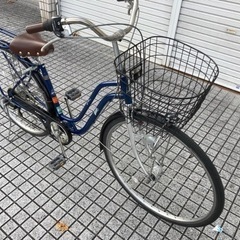 【27インチ自転車】美品❗️6段変速　LEDオートライト付　リヤタイヤ新品❗️BAA認定車　若林自転車　浜大津店　SALE中❗️