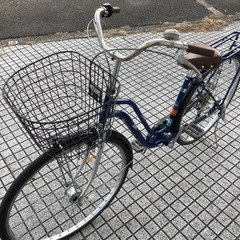 【27インチ自転車】美品❗️6段変速　LEDオートライト付　リヤタイヤ新品❗️BAA認定車　若林自転車　浜大津店　SALE中❗️