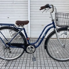 26インチ自転車】変速なし 前タイヤ新品❗️リヤにロングライフタイヤ