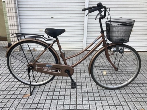 【26インチ自転車】変速なし　ファミリーサイクル　鍵新品❗️スペアキーあり　若林自転車　膳所店　SALE中❗️